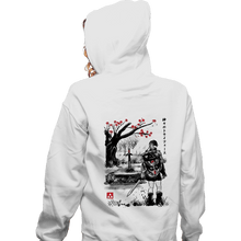 Load image into Gallery viewer, Secret_Shirts Zippered Hoodies, Unisex / Small / White A Link To The Inkwash