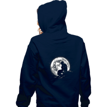 Load image into Gallery viewer, Daily_Deal_Shirts Zippered Hoodies, Unisex / Small / Navy Moonlight Iron