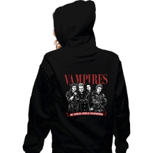 Load image into Gallery viewer, Secret_Shirts Zippered Hoodies, Unisex / Small / Black Vampires