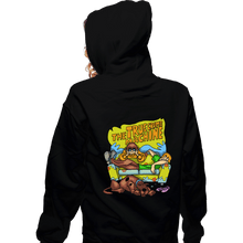 Load image into Gallery viewer, Daily_Deal_Shirts Zippered Hoodies, Unisex / Small / Black The True Crime Machine