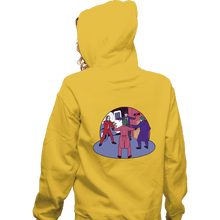 Load image into Gallery viewer, Secret_Shirts Zippered Hoodies, Unisex / Small / White A Poker Of Jokers