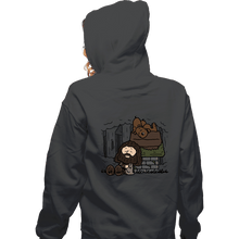 Load image into Gallery viewer, Daily_Deal_Shirts Zippered Hoodies, Unisex / Small / Dark Heather Rubeus Brown