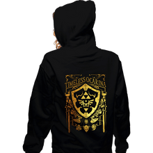 Load image into Gallery viewer, Daily_Deal_Shirts Zippered Hoodies, Unisex / Small / Black Timeless Ocarina