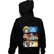 Load image into Gallery viewer, Daily_Deal_Shirts Zippered Hoodies, Unisex / Small / Black The Good, The Bad, The Buggy
