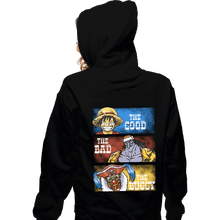 Load image into Gallery viewer, Daily_Deal_Shirts Zippered Hoodies, Unisex / Small / Black The Good, The Bad, The Buggy