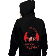 Load image into Gallery viewer, Shirts Pullover Hoodies, Unisex / Small / Black Blood Is Lives