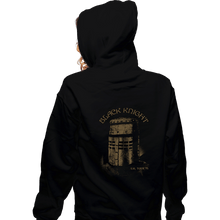 Load image into Gallery viewer, Secret_Shirts Zippered Hoodies, Unisex / Small / Black Black Knight Tour