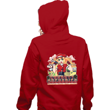 Load image into Gallery viewer, Shirts Zippered Hoodies, Unisex / Small / Red Casket Mechanics