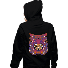 Load image into Gallery viewer, Shirts Zippered Hoodies, Unisex / Small / Black Daruma