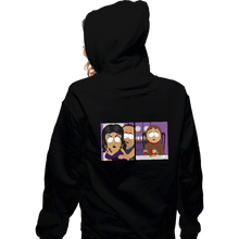 Load image into Gallery viewer, Daily_Deal_Shirts Zippered Hoodies, Unisex / Small / Black Angry Jersey Lady