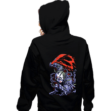 Load image into Gallery viewer, Secret_Shirts Zippered Hoodies, Unisex / Small / Black Bloody 13th
