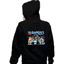 Load image into Gallery viewer, Daily_Deal_Shirts Zippered Hoodies, Unisex / Small / Black The Bandits