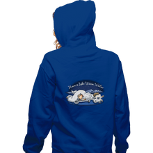 Load image into Gallery viewer, Secret_Shirts Zippered Hoodies, Unisex / Small / Royal Blue Have a Luke Warm Winter