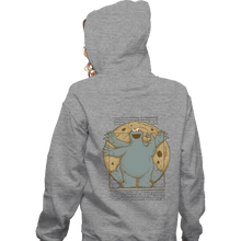Load image into Gallery viewer, Daily_Deal_Shirts Zippered Hoodies, Unisex / Small / Sports Grey Vitruvian Cookie