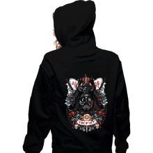 Load image into Gallery viewer, Shirts Zippered Hoodies, Unisex / Small / Black Dark Lord Samurai