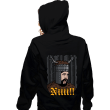 Load image into Gallery viewer, Secret_Shirts Zippered Hoodies, Unisex / Small / Black Please Niiii!!