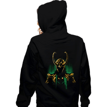Load image into Gallery viewer, Secret_Shirts Zippered Hoodies, Unisex / Small / Black Mischief Armor