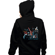 Load image into Gallery viewer, Shirts Zippered Hoodies, Unisex / Small / Black Visit The Death Star