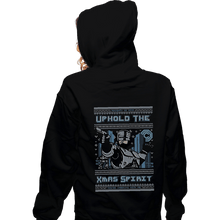 Load image into Gallery viewer, Daily_Deal_Shirts Zippered Hoodies, Unisex / Small / Black A Very Robo Christmas