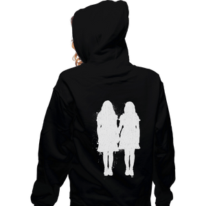 Shirts Zippered Hoodies, Unisex / Small / Black The Shining Twins