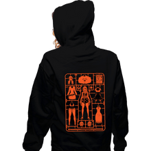 Load image into Gallery viewer, Daily_Deal_Shirts Zippered Hoodies, Unisex / Small / Black Nami Model Sprue