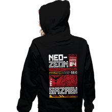 Load image into Gallery viewer, Daily_Deal_Shirts Zippered Hoodies, Unisex / Small / Black Sazabi Data