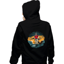 Load image into Gallery viewer, Secret_Shirts Zippered Hoodies, Unisex / Small / Black Peacedalorian