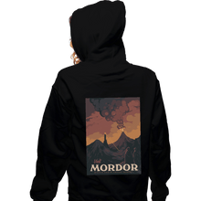 Load image into Gallery viewer, Shirts Zippered Hoodies, Unisex / Small / Black Visit Mordor