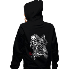 Load image into Gallery viewer, Daily_Deal_Shirts Zippered Hoodies, Unisex / Small / Black The Shadow of the Hunter

