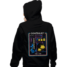 Load image into Gallery viewer, Shirts Zippered Hoodies, Unisex / Small / Black Retro Arcade