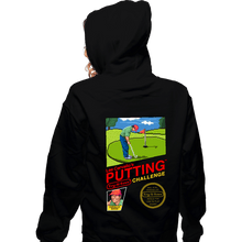 Load image into Gallery viewer, Shirts Zippered Hoodies, Unisex / Small / Black Lee Carvallo's Putting Challenge