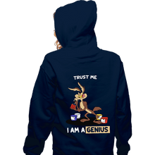 Load image into Gallery viewer, Shirts Zippered Hoodies, Unisex / Small / Navy Trust Me I Am A Genius