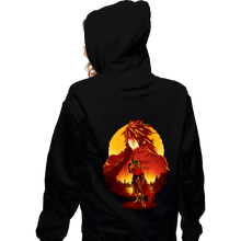 Load image into Gallery viewer, Daily_Deal_Shirts Zippered Hoodies, Unisex / Small / Black Cerberus Keeper