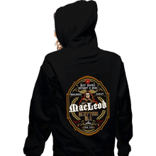 Load image into Gallery viewer, Secret_Shirts Zippered Hoodies, Unisex / Small / Black MacLeod Ale