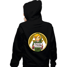 Load image into Gallery viewer, Secret_Shirts Zippered Hoodies, Unisex / Small / Black Not Zelda!