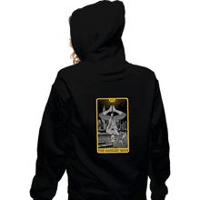 Load image into Gallery viewer, Shirts Zippered Hoodies, Unisex / Small / Black Tarot The Hanged Man