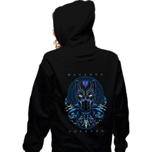 Load image into Gallery viewer, Daily_Deal_Shirts Zippered Hoodies, Unisex / Small / Black Wakanda Forever