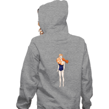 Load image into Gallery viewer, Shirts Zippered Hoodies, Unisex / Small / Sports Grey Shrimp On The Barbie