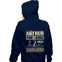 Load image into Gallery viewer, Daily_Deal_Shirts Zippered Hoodies, Unisex / Small / Navy Strange Women 2024