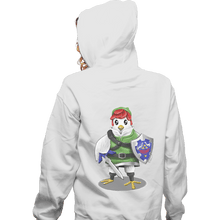 Load image into Gallery viewer, Shirts Zippered Hoodies, Unisex / Small / White Hyrule Chicken