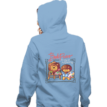 Load image into Gallery viewer, Secret_Shirts Zippered Hoodies, Unisex / Small / Royal Blue Kitty Painter!