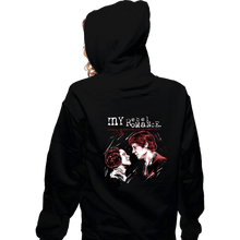 Load image into Gallery viewer, Daily_Deal_Shirts Zippered Hoodies, Unisex / Small / Black My Rebel Romance