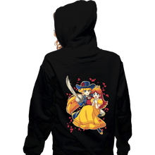 Load image into Gallery viewer, Daily_Deal_Shirts Zippered Hoodies, Unisex / Small / Black Princess Rescue