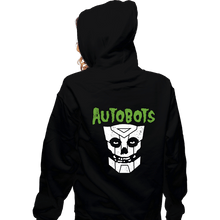 Load image into Gallery viewer, Secret_Shirts Zippered Hoodies, Unisex / Small / Black Punk Robot