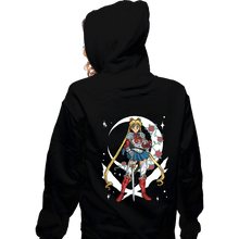 Load image into Gallery viewer, Daily_Deal_Shirts Zippered Hoodies, Unisex / Small / Black Full Armor Moon