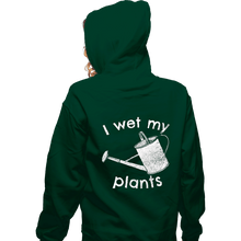 Load image into Gallery viewer, Shirts Zippered Hoodies, Unisex / Small / Irish Green I Wet My Plants