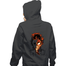 Load image into Gallery viewer, Daily_Deal_Shirts Zippered Hoodies, Unisex / Small / Dark Heather Power God Of Fire