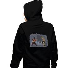 Load image into Gallery viewer, Shirts Zippered Hoodies, Unisex / Small / Black Dragon Kid