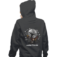 Load image into Gallery viewer, Shirts Pullover Hoodies, Unisex / Small / Charcoal Hello Mando