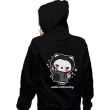 Load image into Gallery viewer, Shirts Pullover Hoodies, Unisex / Small / Black Hello Wednesday